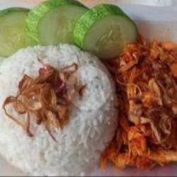 Nasi Ayam Suwir Mercon