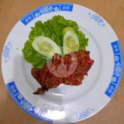 Ayam Goreng Sambal Geprek Merah