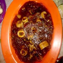 Cumi Saus Tiram   Nasi Putih