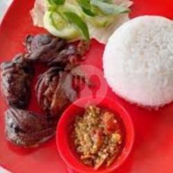 Nasi Ati Rempelo Bakar Tahu Tempe Sambal Lalapan