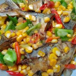 Tumis Ikan Asin Pedak Jagung