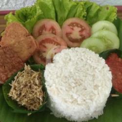 Paket Nasi Cikur Pedas Teri Pedas Gratis Es Teh Manis