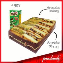 Greentea Kacang - Cappucino Pisang (pisah)   Uht Milo