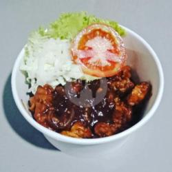 Ayam Black Pepper   Nasi