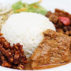 Nasi Rames Lauk Daging