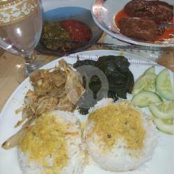 Nasi Padang Rendang Ohdadging Sapi Sayur Sambal Kuah Bumbu Rendang