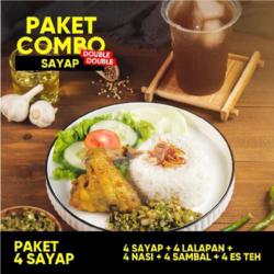 Combo - Nasi Ayam Goreng Sayap 4 ( Nasi Ayam Goreng )