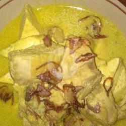 Lontong Opor Tahu ( Tahu Double)