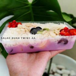 Salad Buah Twins Aa Saos Taro Toping Almond M