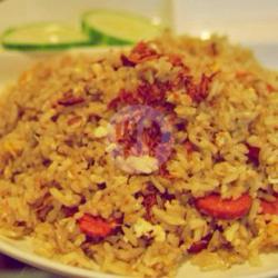 Nasi Goreng Sosis Tidak Pedas