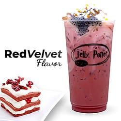 Red Velvet Flavor ( Jelly Boba Habis )