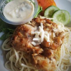 Spaghetti Chicken Mushroom