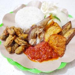 Sego Sambel Kerang Hijau Goreng Crispy