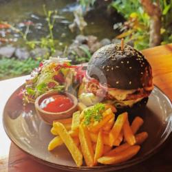 Black Bean Pattie Burger