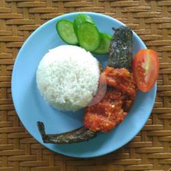 Lele Penyet Sambel Tomat   Nasi