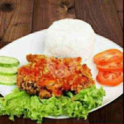 Paha Atas Nasi Sambal Geprek