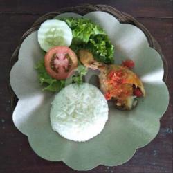 Paha Ayam Penyet Sambal Merah