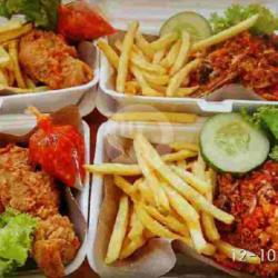 Paket Ayam Geprek Kentang