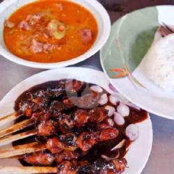 Sate Kambing   Gule   Nasi