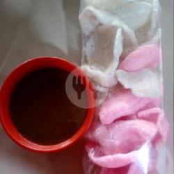 Kerupuk Bakar  Sambal Pecel