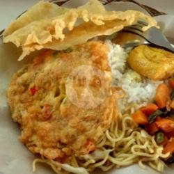 Nasi Campur Telur Dadar Poro Dulur