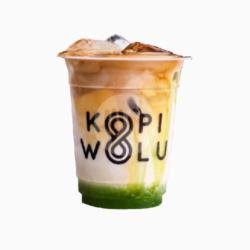 Es Kopi Susu Pandan (kopi/tanpa Kopi)