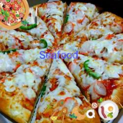 Pizza Seafood (roti Original) Besar