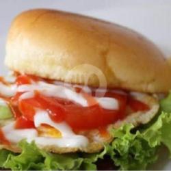 Burger Standar Edam  Telor Ceplok