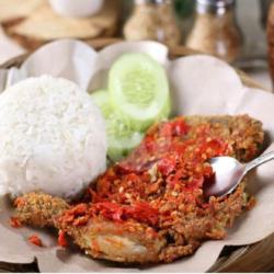 Bebek Gepuk   Nasi