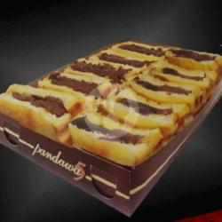Roti Bakar Coklat Crunchy  Blueberry Susu Spesial (pisah)