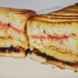 Roti Bakar Telur   Keju   Sosis