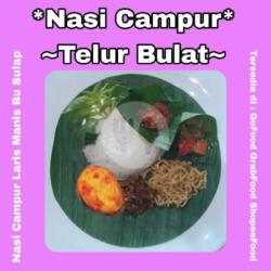 Nasi Campur Telur Bulat Bali