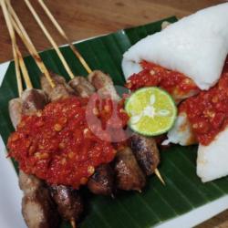 Sate Plecing Ayam 6 Lontong