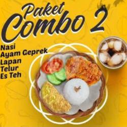 Paket Combo Ayam Geprek Biasa