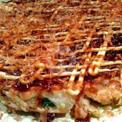 Okonomiyaki Smoked Beef   Katsuobushi