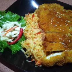 Mie Katsu Teriyaki Pedas