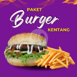 Beef Burger   Kentang