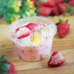 Salad Buah Saos Strawberry