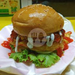 Burger Ayam   Telur