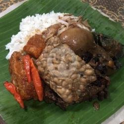 Nasi Gudeg Suwir Telur Tempe