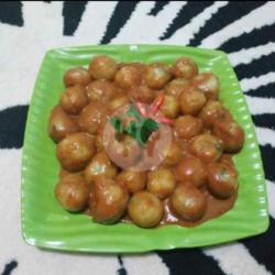 Dk3 Cilok Kacang Isi Telur Crispy   Cilok Kacang Tanpa Isi