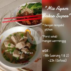 Mie Ayam Bakso Super