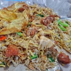 Nasi Goreng Mawut Putih   Telur   Krupuk