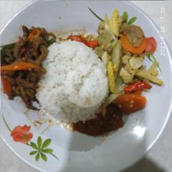 Paket Nasi Usus Ayam