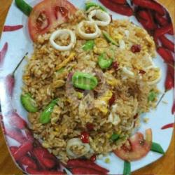 Nasi Goreng Cumi Asin Pete