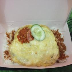 Nasi Telur Dadar Serundeng