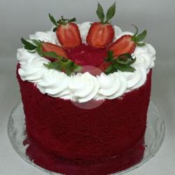 Red Velvet Cake 16 Cm Bulat