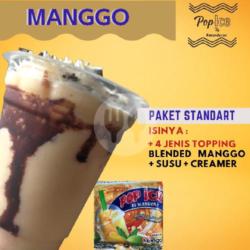 Pop Ice Rasa Mango Topping Standart