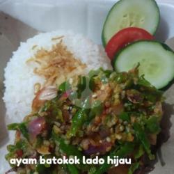 Ayam Batokok Lado Hijau