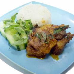 Bebek Rica Rica Spesial  Nasi